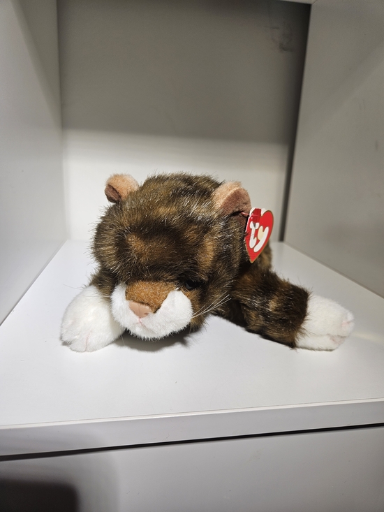 Ty Other - Vtg TY The brown Striped Tabby Cat Plush